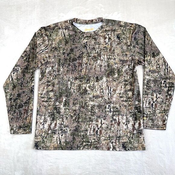 Gamehide Shirt Mens Medium SHAPE SHIFT CAMO Long Sleeve‎ Performance Base Layer - Picture 1 of 7